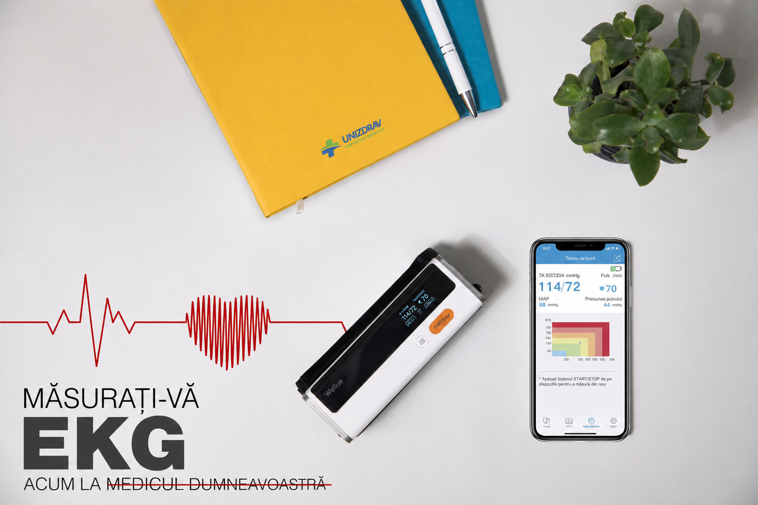 Monitor inteligent de tensiune arterială