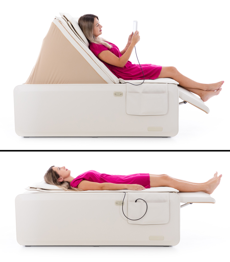 Pat de poziționare cu masaj electric I-Bed