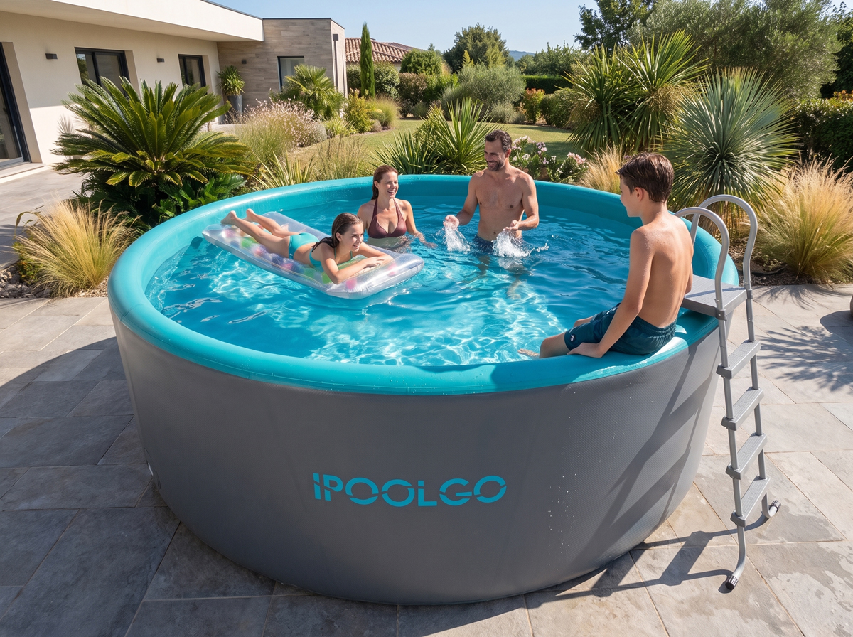 Piscină cu sistem de filtrare iPOOLGO