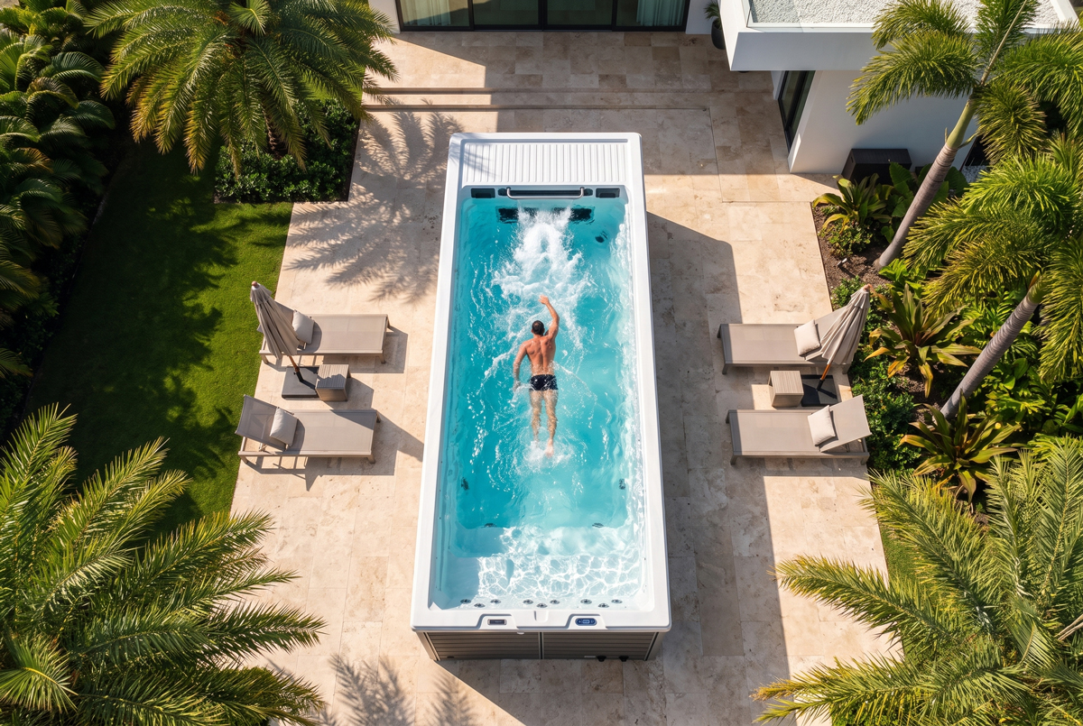 Piscină de înot contracurent AquaFlow Pro
