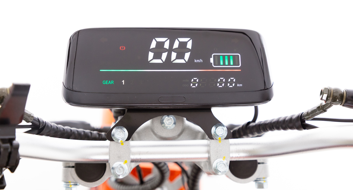 Chopper electric UNIZDRAV EasyRide, portocaliu