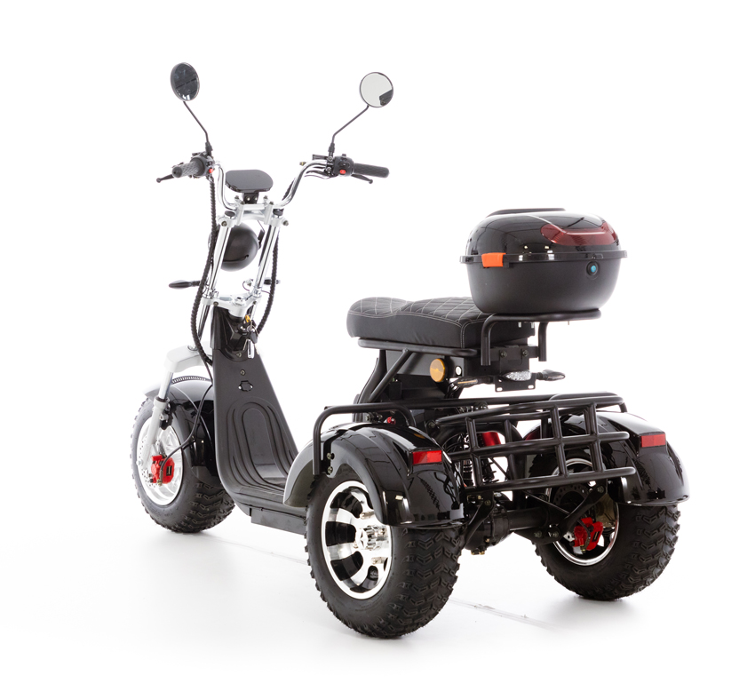 ELECTRIC CHOPPER UNIZDRAV PRO cu trei roți - motor puternic de 2000 W