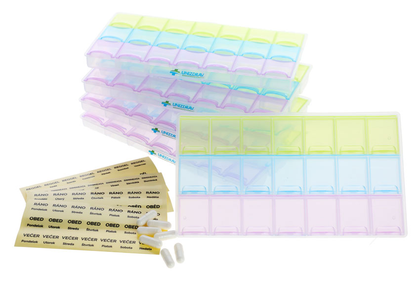 Dozator de medicamente UNIZDRAV - săptămânal