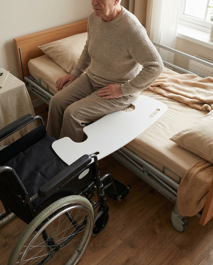 Placă ergonomică pentru transferul pacientului