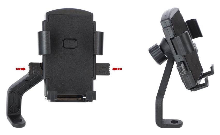 Suport de telefon mobil din plastic pentru scuter