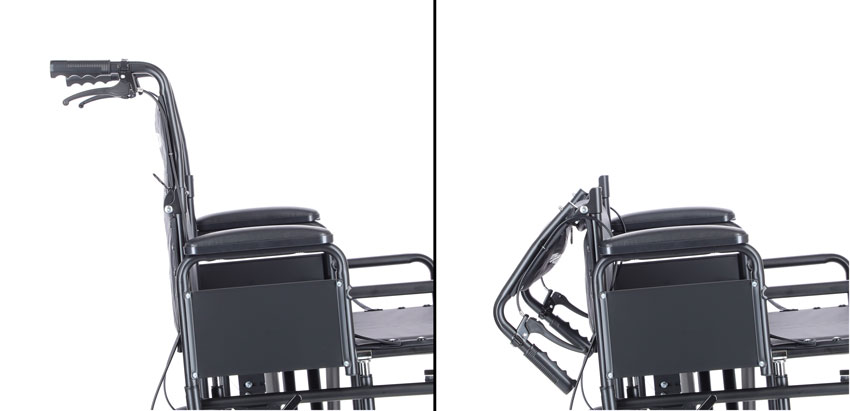 Scaun cu rotile pentru transfer UNIZDRAV, 50 cm