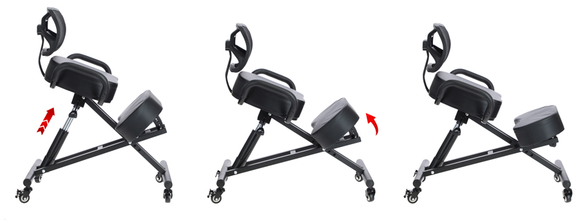 Scaun ergonomic cu suport pentru genunchi