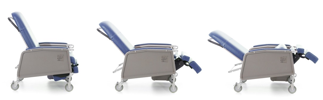 Scaun cardiac, albastru