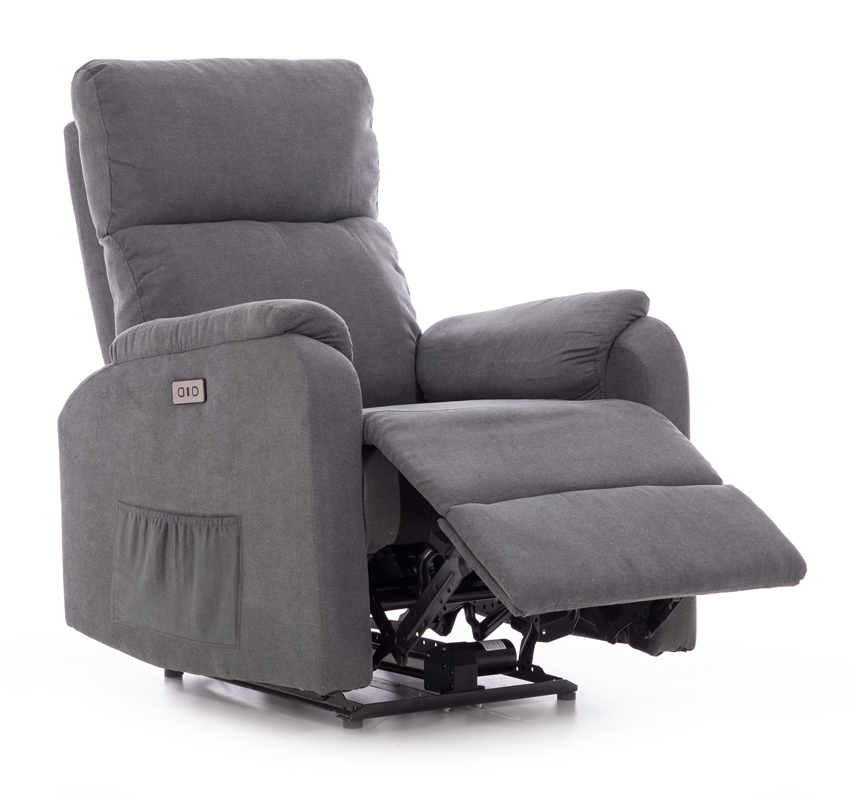 Fotoliu de relaxare COMFORT, material antracit