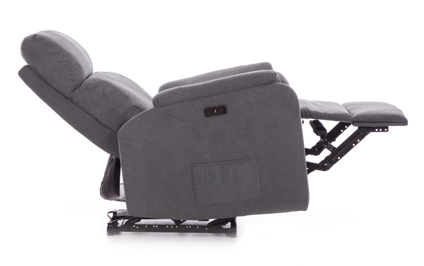 Fotoliu de relaxare COMFORT, material antracit