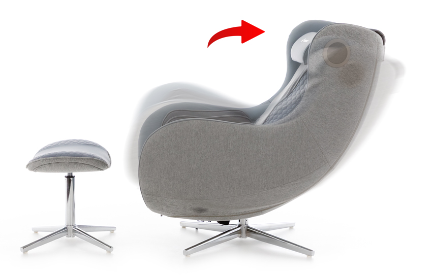 Scaun de masaj electric Zafir Relax, antracit
