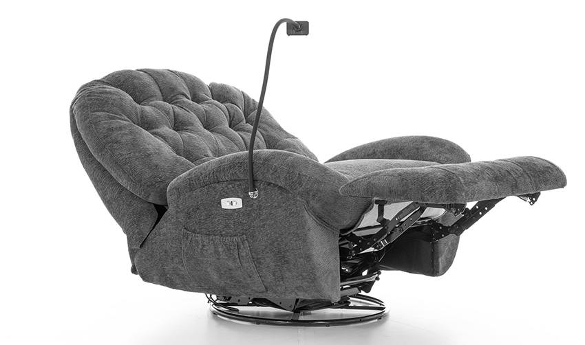 Fotoliu relaxant elegant TRENDY, antracit