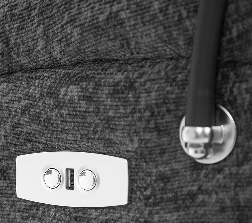 Fotoliu relaxant elegant TRENDY, antracit