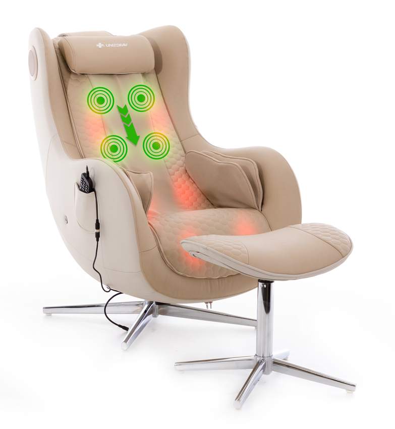 Scaun de masaj electric Zafir Relax, bej
