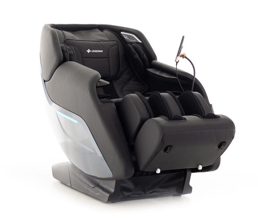 Scaun electric de masaj RelaxPro 3D MASSAGER, gri-negru