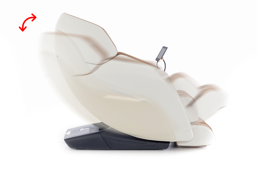 Scaun electric de masaj RelaxPro 3D MASSAGER, alb-maro