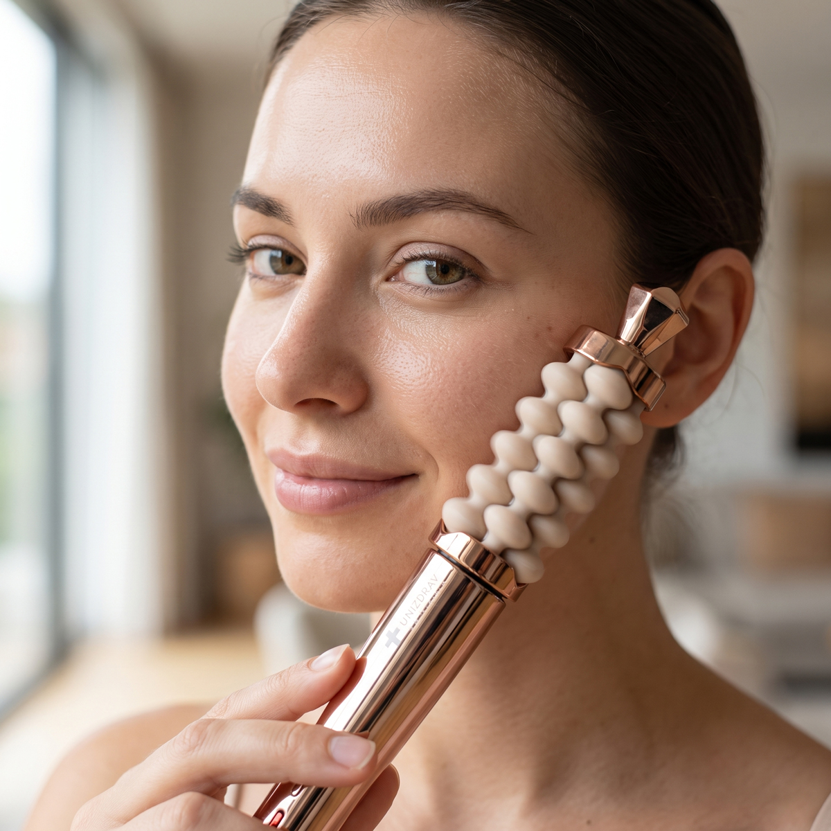 Rolă facială de drenaj limfatic UNIZDRAV Luxury
