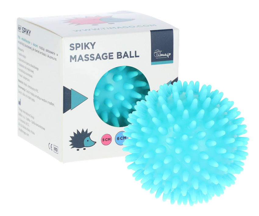 Minge de masaj, albastru 6 cm