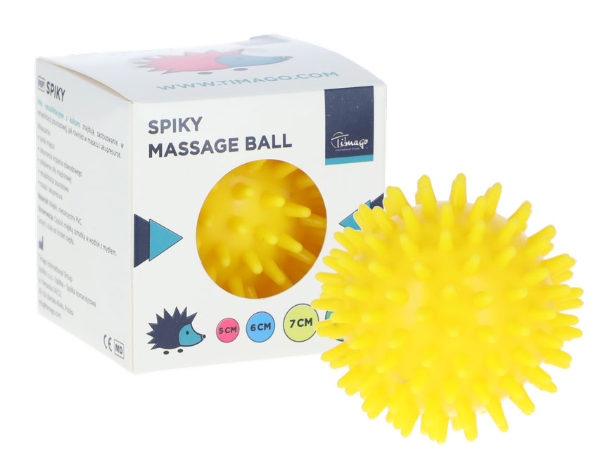Minge de masaj, galben 7 cm