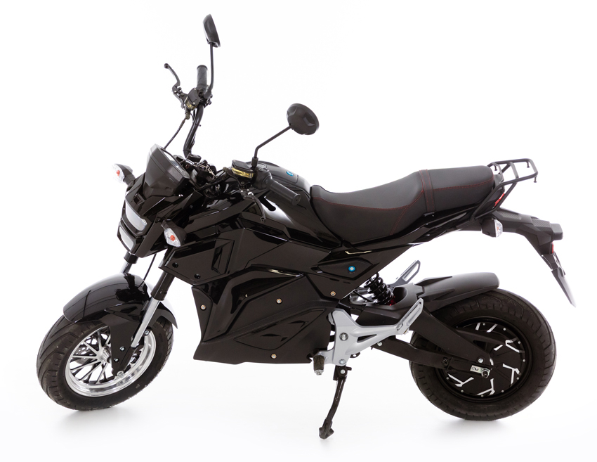 Motocicletă electrică e-Flex, neagră