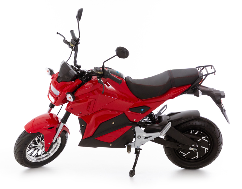 Motocicletă electrică e-Flex, roșie