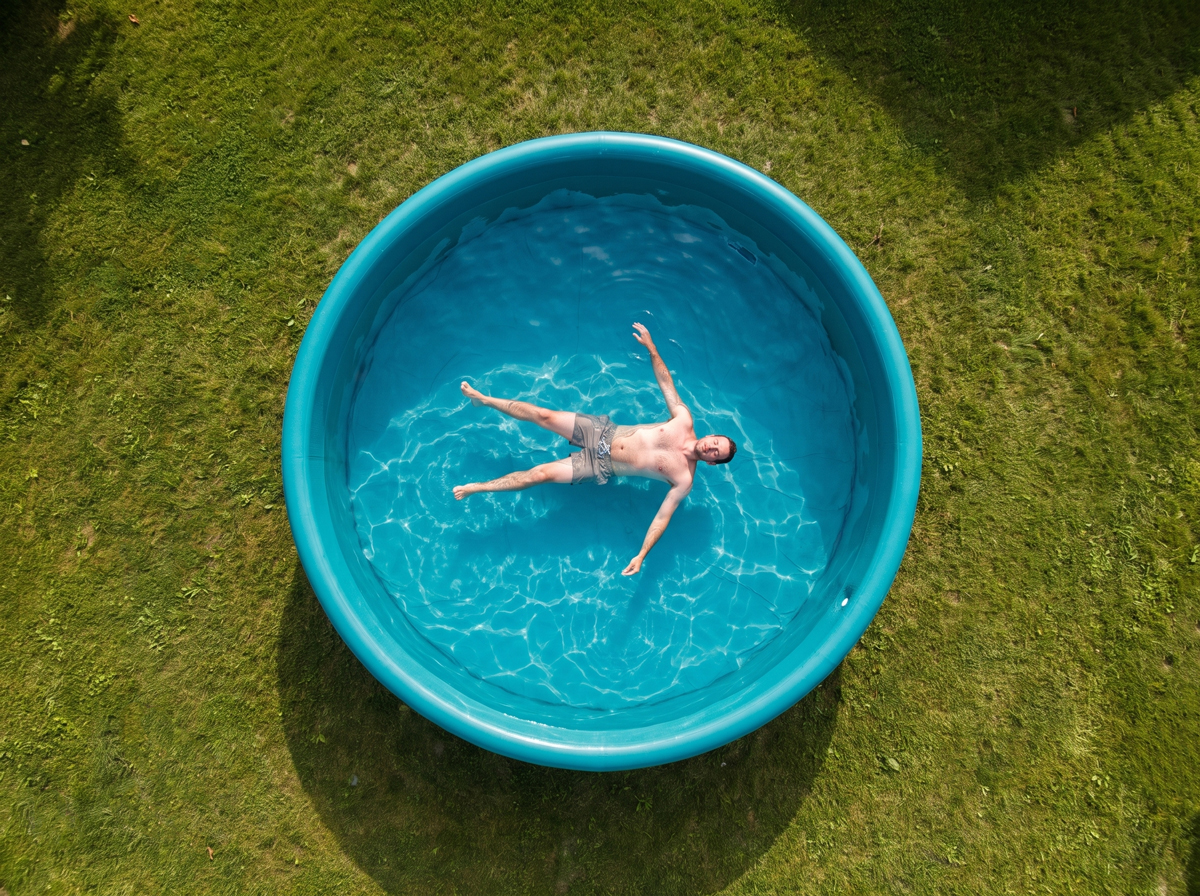 Piscină cu sistem de filtrare iPOOLGO