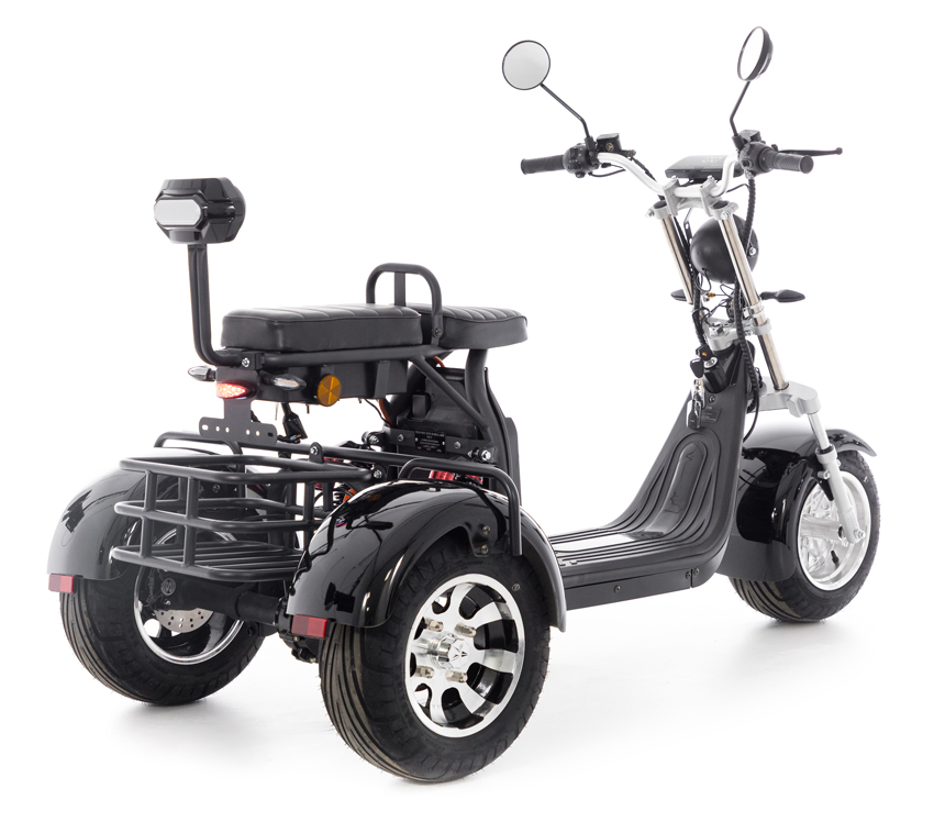 Chopper electric UNIZDRAV PRO Trike Black