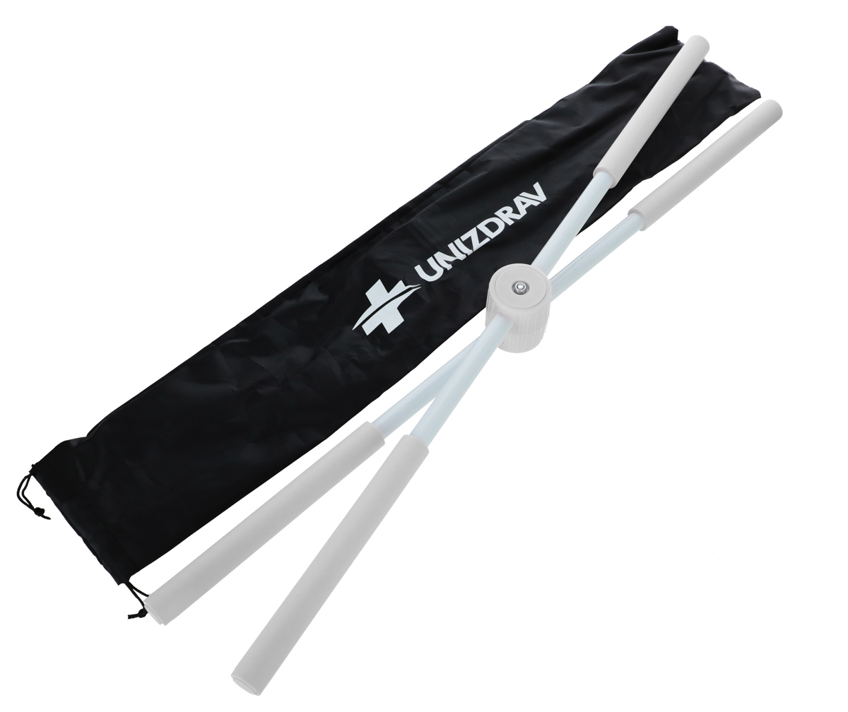 Baston de yoga pentru stretching și corectarea posturii, gri