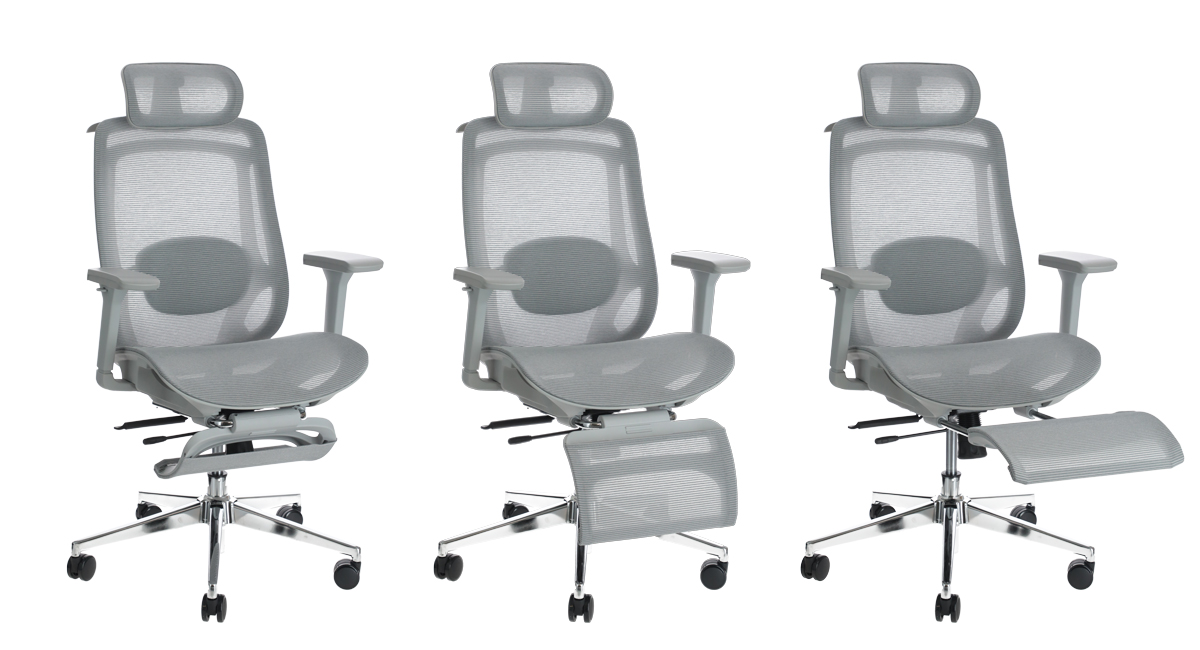 Scaun de birou ergonomic cu suport pentru picioare UNIZDRAV