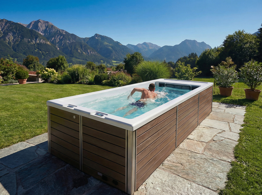 Piscină de înot contracurent AquaFlow Pro