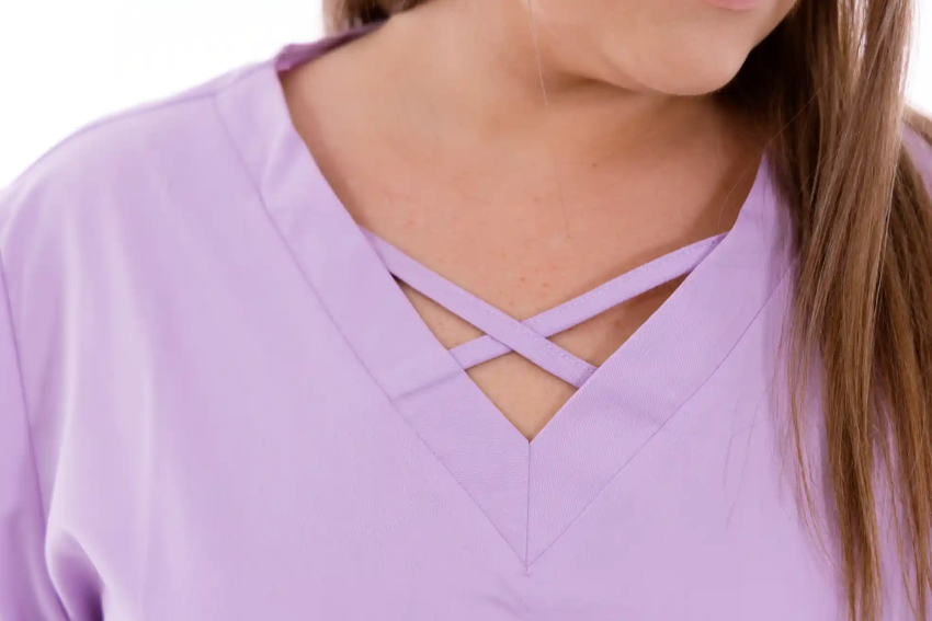 Bluză medicală damă Unidress Comfort, lavandă