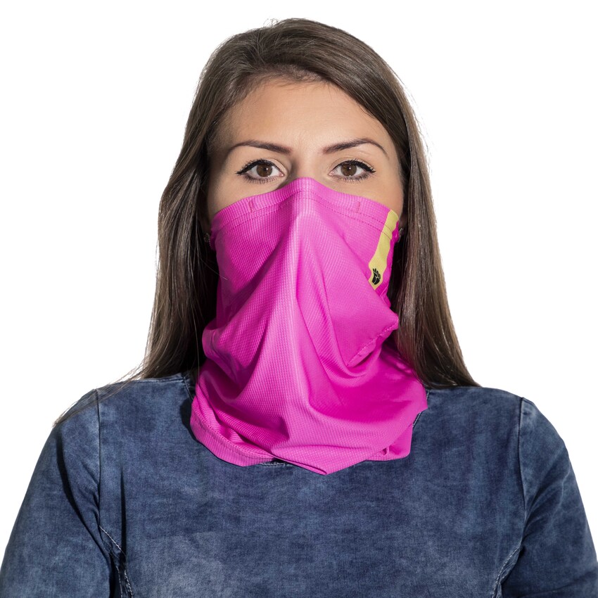 Eșarfă de protecție pentru sportivi RESPILON R-shield, roz