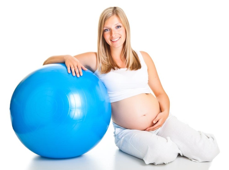 Fit ball – albastru, 65 cm