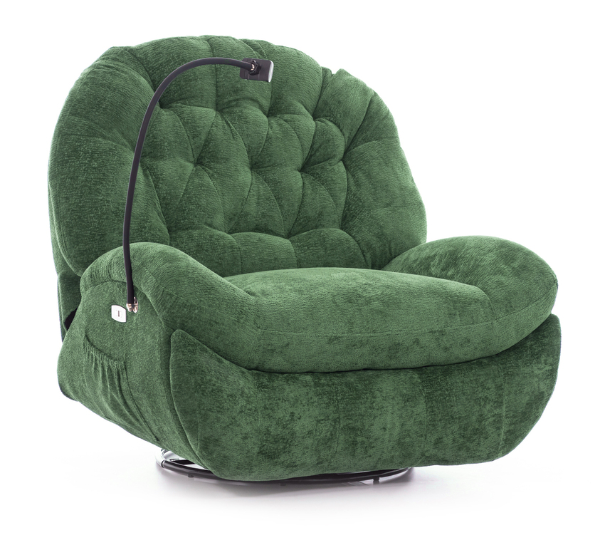 Fotoliu relaxant  TRENDY, verde