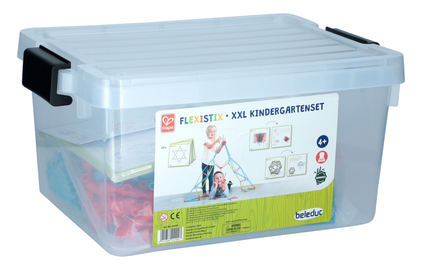 Kit de construcție Set Flexistix XXL - Beleduc, 500 buc