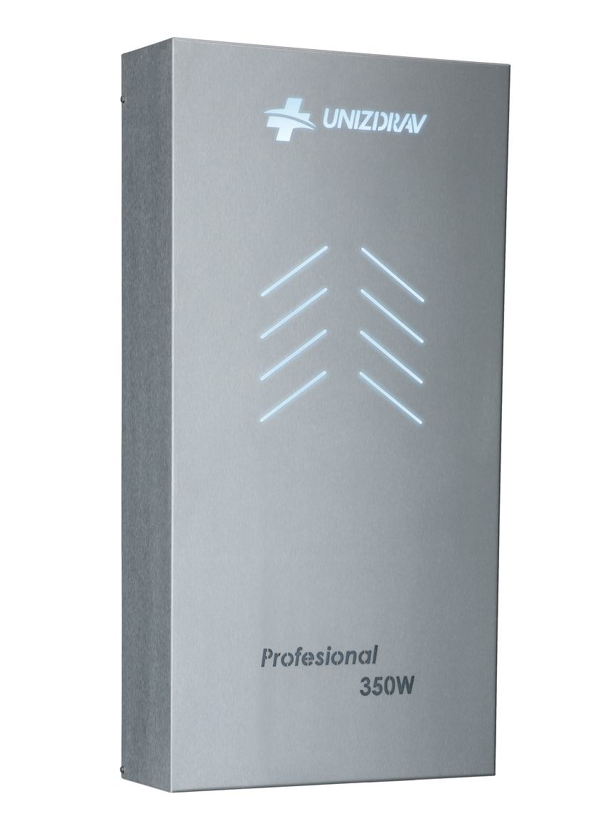 Lampă germicidă UNIZDRAV PRO 350W model închis, cu montare pe perete
