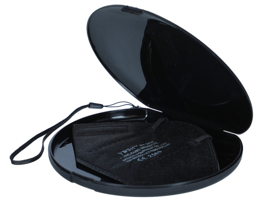 Ruzovy obal na respirator