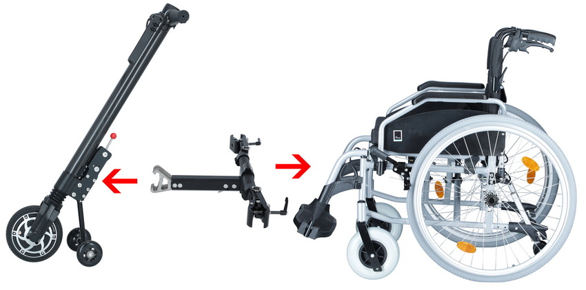 Propulsor electric pentru scaune cu rotile - CITY Lite
