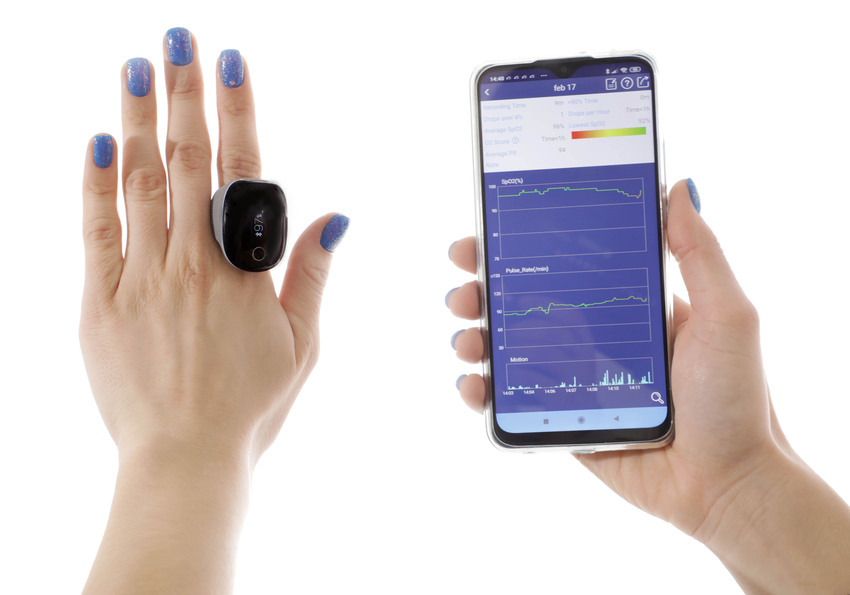 Oximetru inel SMART 3 în 1