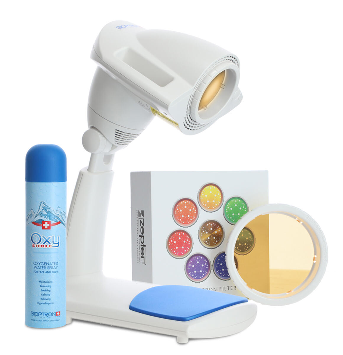 Biolampă Bioptron PRO 1 blat + Spray Oxy | UNIZDRAV