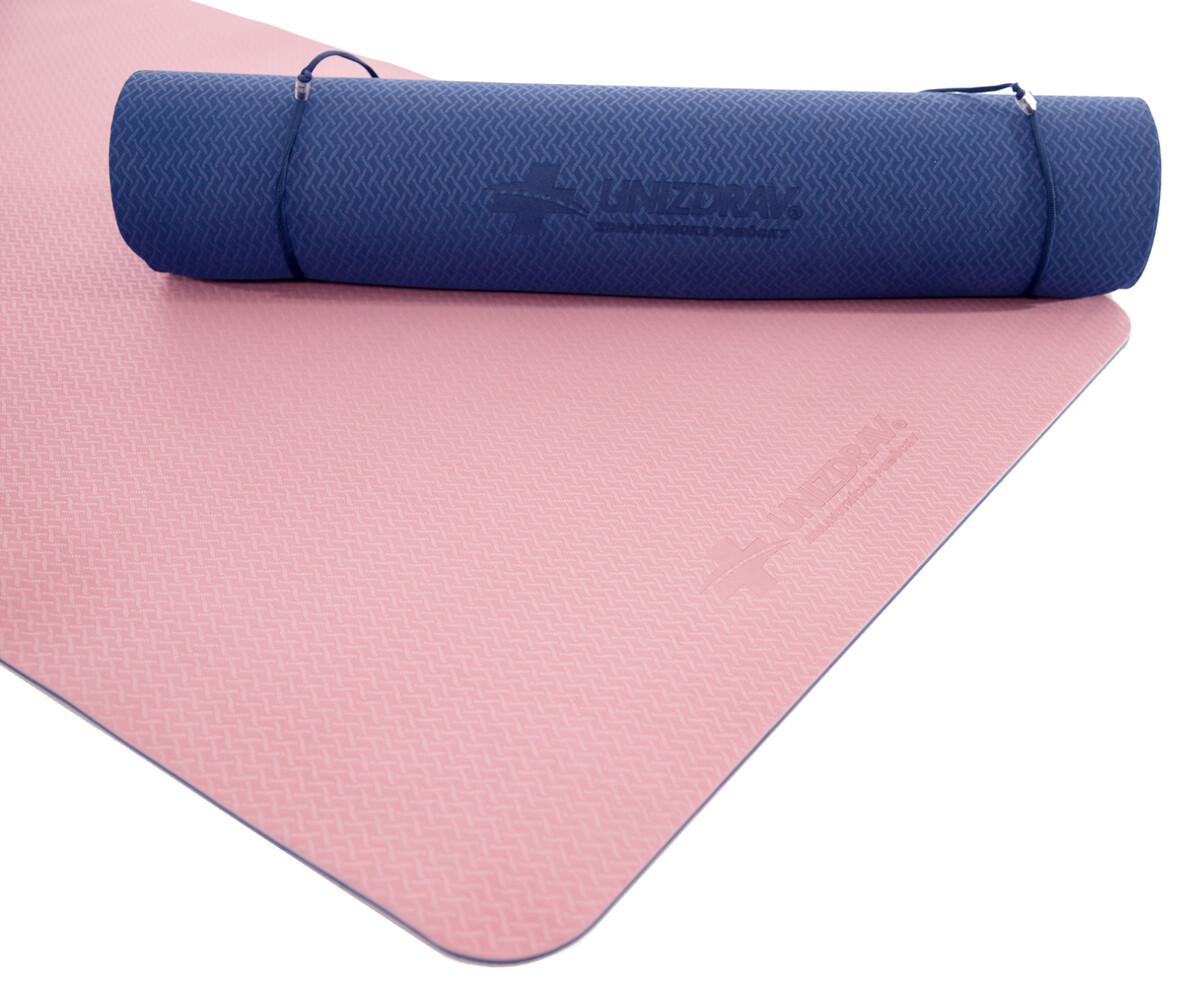 Covoraș pentru exerciții UNIZDRAV 66 x 182 cm, roz | UNIZDRAV