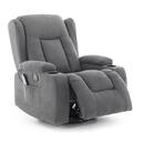 Scaun de relaxare rabatabil, țesătură antracit Scaun de relaxare rabatabil, țesătură antracit