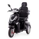 Scuter electric cu trei roți CHAMPION pentru seniori și persoane invalide - motor puternic de 1000 W, negru