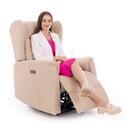 Fotoliu de relaxare COMFORT, material bej