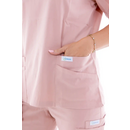 Bluză medicală damă Unidress Comfort, pudră