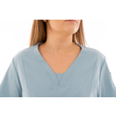 Bluză medicală damă Unidress Basic, albastru patel