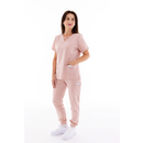 Pantaloni medicali damă Unidress Comfort, pudră