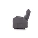 Fotoliu de relaxare COMFORT, material antracit
