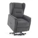 Fotoliu de masaj rabatabil COMFORT+, material textil antracit