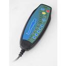 Fotoliu de masaj rabatabil COMFORT+, material textil antracit